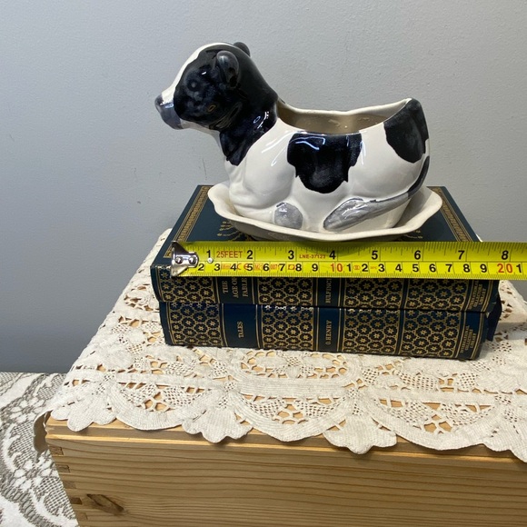 Ceramic Cow Planter - Picture 7 of 8